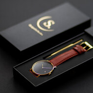 Sandell Night Signature - Brown Leather Horlogewatch.nl