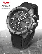 Vostok Europe Almaz Chronograph Titan 6S11-320H264 Horlogewatch.nl