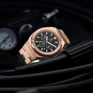 Paul Rich Motorsport Rose Gold Steel Chrono Horlogewatch.nl