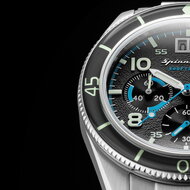 Spinnaker Fleuss SP-5085-11 Aqua Grey Chronograaf Horlogewatch.nl