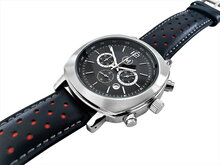 Marchand Grandsport Chronograph Black And Red Strap Horlogewatch.nl