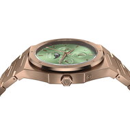 Valuchi Lunar Calendar Rose Gold Green Horlogewatch.nl