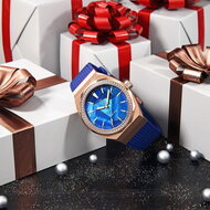 Paul Rich Heart Of The Ocean Blue Rose Gold Horlogewatch.nl