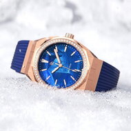 Paul Rich Heart Of The Ocean Blue Rose Gold Horlogewatch.nl