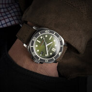 Spinnaker Hull Diver SP-5088-03 Alligator Green Horlogewatch