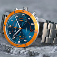 Detomaso Venture Chronograph Limited Edition Blue Orange D11-03-31 Horlogewatch