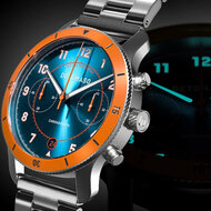 Detomaso Venture Chronograph Limited Edition Blue Orange D11-03-31 Horlogewatch