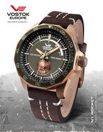 Vostok Europe Rocket N1 Automatic Power Reserve Bronze NE57-225O565 Horlogewatch