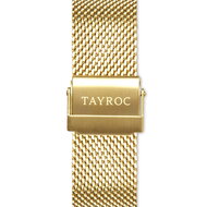 Tayroc Belton Champagne Gold Mesh Horlogewatch