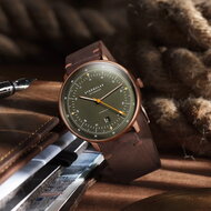 Sternglas Hamburg Automatic Limited Edition Bronze Horlogewatch