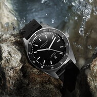 Sternglas Marus Automatic Black Rubber Horlogewatch