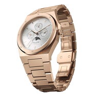 Valuchi Lunar Calendar Rose Gold White Horlogewatch