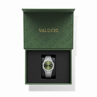 Valuchi Lunar Calendar Silver Green Horlogewatch