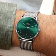 Sternglas Naos Green Silver Mesh S01-NA08-MI04 Horlogewatch