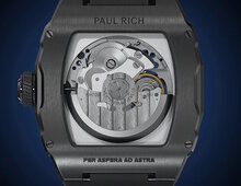 Paul Rich Astro Skeleton Galaxy Black Automatic Horlogewatch