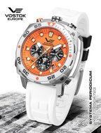 Vostok Europe Systema Periodicum Neon Chronograph VK67-650A723 Horlogewatch