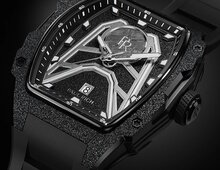 Paul Rich Astro Meteora Dark Matter Black Limited Edition Automatic Horlogewatch