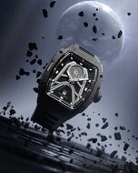 Paul Rich Astro Meteora Dark Matter Black Limited Edition Automatic Horlogewatch