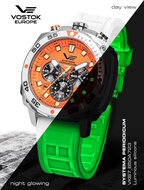 Vostok Europe Systema Periodicum Neon Chronograph VK67-650A723 Horlogewatch