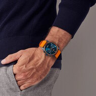 Detomaso Sorpasso Chronograph Velocit&agrave; Blue Orange D02-35-71 Horlogewatch