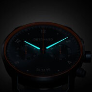 Detomaso Sorpasso Chronograph Velocit&agrave; Blue Orange D02-35-71 Horlogewatch