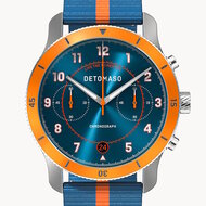 Detomaso Venture Chronograph Blue Orange D11-09-34 Horlogewatch