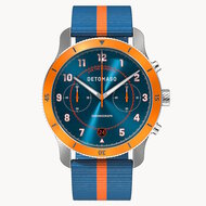 Detomaso Venture Chronograph Blue Orange D11-09-34 Horlogewatch