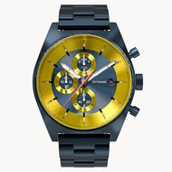 Detomaso D10 Chronograph Blue Yellow Limited Edition D10-07-33 Horlogewatch