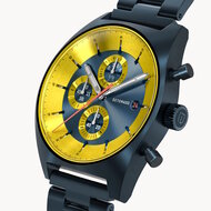 Detomaso D10 Chronograph Blue Yellow Limited Edition D10-07-33 Horlogewatch