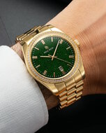 Paul Rich Legacy Gold Green Aventurine Horlogewatch