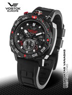 Vostok Europe Benediktas Vanagas Dakar Edition 2024 Titanium Chronograph VK67-650J740 Horlogewatch