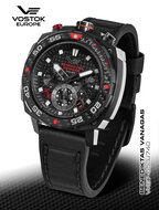 Vostok Europe Benediktas Vanagas Dakar Edition 2024 Titanium Chronograph VK67-650J740 Horlogewatch