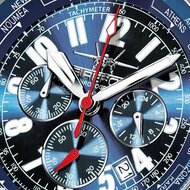 Firefox Worldtimer FFS40-103 Blauw steel Horlogewatch.nl