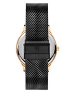 Paul Rich Hampton Rose Gold Black Mesh Horlogewatch.nl