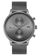 Bonvier Lugano Metal Mesh Chronograaf 42 mm Horlogewatch.nl