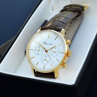 Bonvier Monza White Gold Chronograaf Horlogewatch.nl