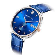 Bromwick Crown Blue Silver Rosegold Horlogewatch.nl