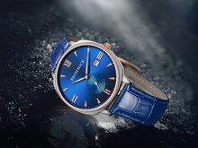 Bromwick Crown Blue Silver Rosegold Horlogewatch.nl