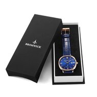 Bromwick Crown Blue Silver Rosegold Horlogewatch.nl