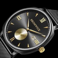 Bromwick Crown Gold Gun Mesh Horlogewatch.nl