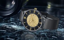 Bromwick Tower Gold Black Mesh Watch Horlogewatch.nl