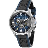 AVI-8 Hawker Harrier II AV-4056-01 Silver Blue Horlogewatch.nl