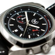 Marchand Classic Driver Chrono Black Strap Horlogewatch.nl